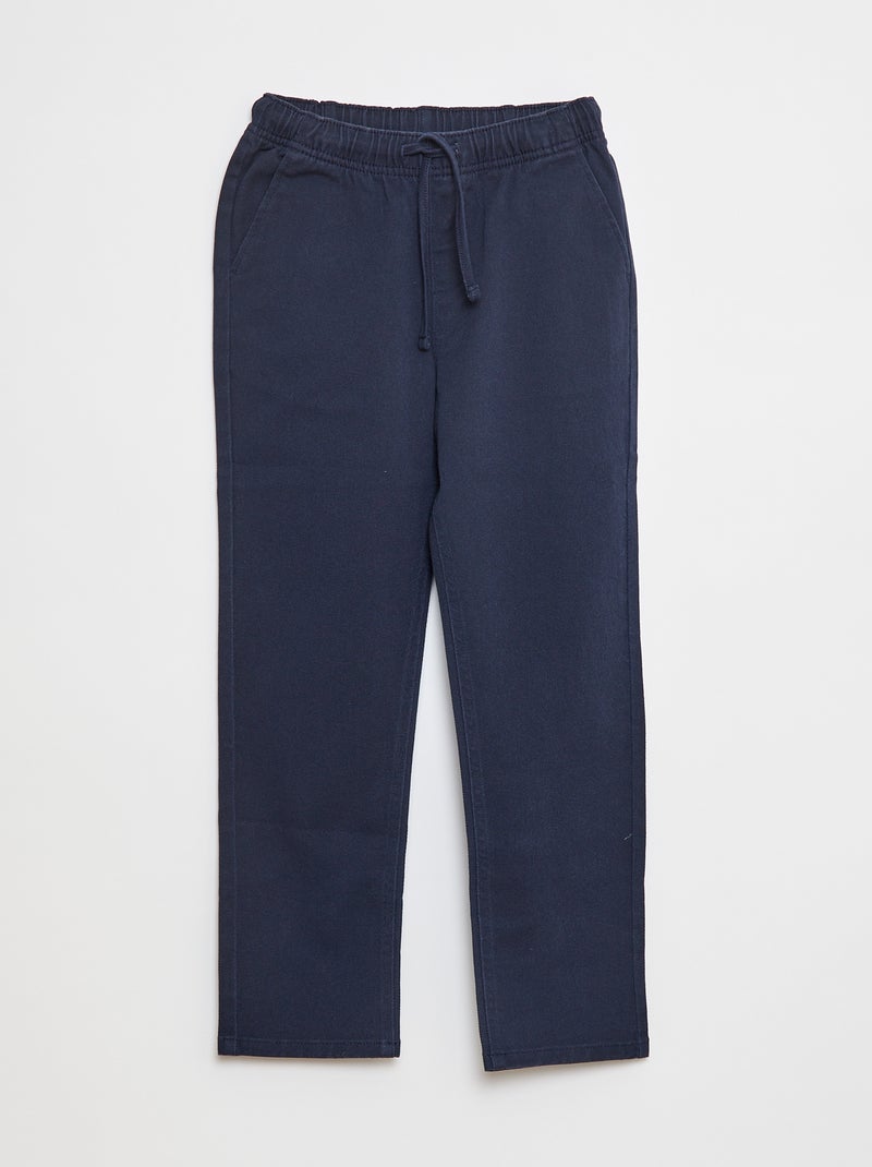 Pantaloni regular Taglio più confortevole blu - Kiabi