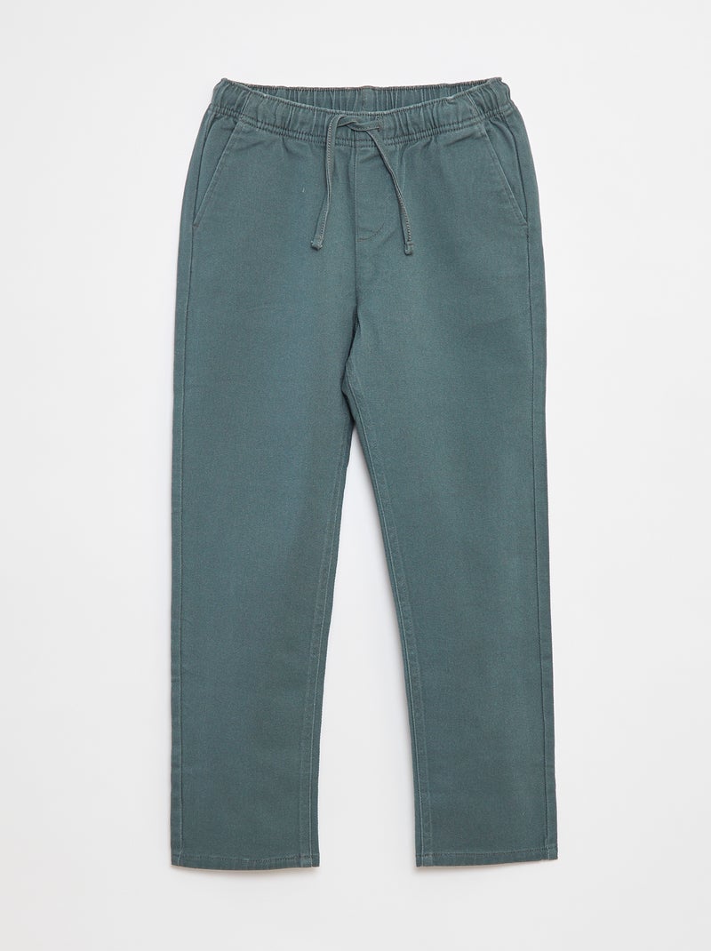Pantaloni regular Taglio più confortevole Verde - Kiabi