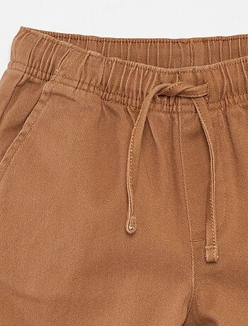 Pantaloni regular tinta unita