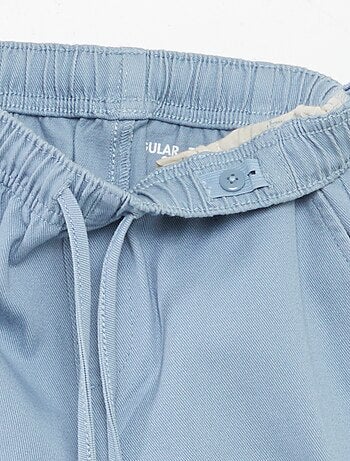 Pantaloni regular tinta unita