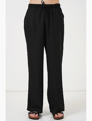 Pantaloni relaxed a gamba ampia con coulisse bdart