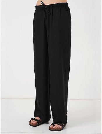 Pantaloni relaxed a gamba ampia con coulisse bdart