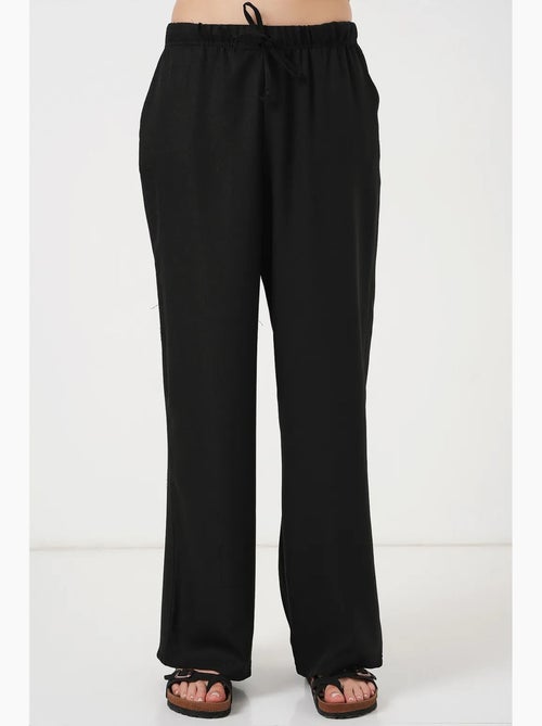Pantaloni relaxed a gamba ampia con coulisse bdart - Kiabi Pantaloni relaxed a gamba ampia con coulisse bdart - Kiabi