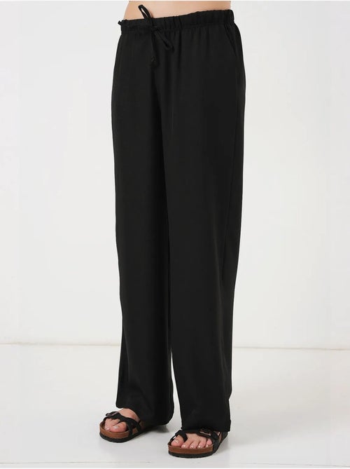 Pantaloni relaxed a gamba ampia con coulisse bdart - Kiabi Pantaloni relaxed a gamba ampia con coulisse bdart - Kiabi