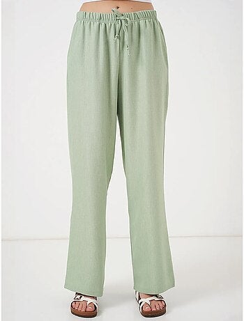 Pantaloni relaxed a gamba ampia con coulisse bdart