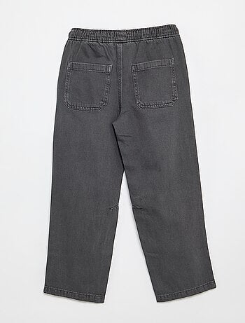Pantaloni relaxed fit con vita elasticizzata