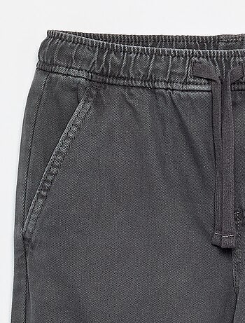 Pantaloni relaxed fit con vita elasticizzata