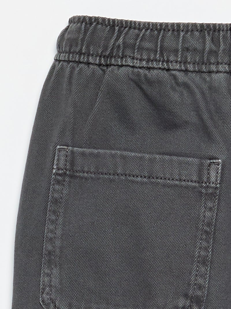 Pantaloni relaxed fit con vita elasticizzata Grigio - Kiabi