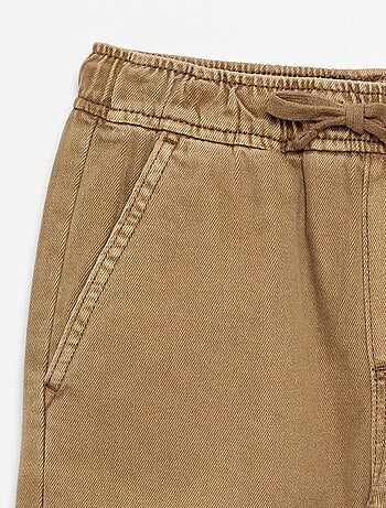 Pantaloni relaxed fit con vita elasticizzata