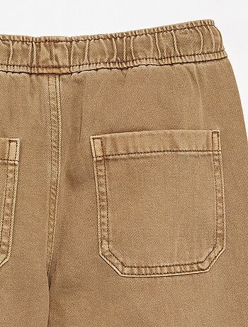 Pantaloni relaxed fit con vita elasticizzata