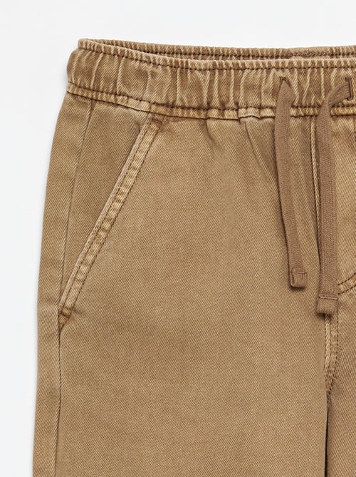 Pantaloni relaxed fit con vita elasticizzata - Kiabi