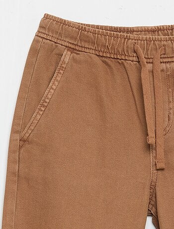 Pantaloni relaxed fit con vita elasticizzata