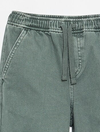 Pantaloni relaxed fit con vita elasticizzata