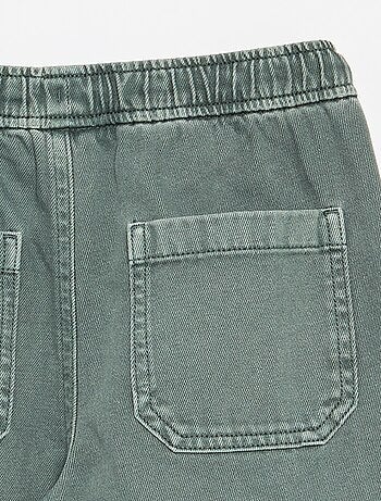 Pantaloni relaxed fit con vita elasticizzata