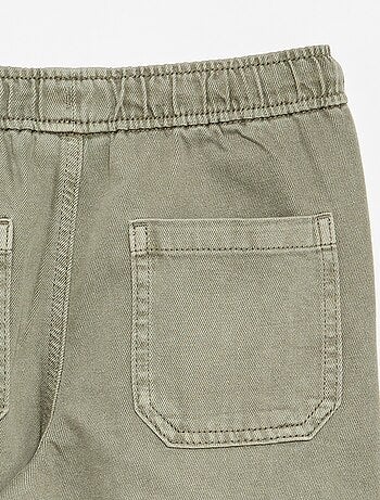 Pantaloni relaxed fit con vita elasticizzata