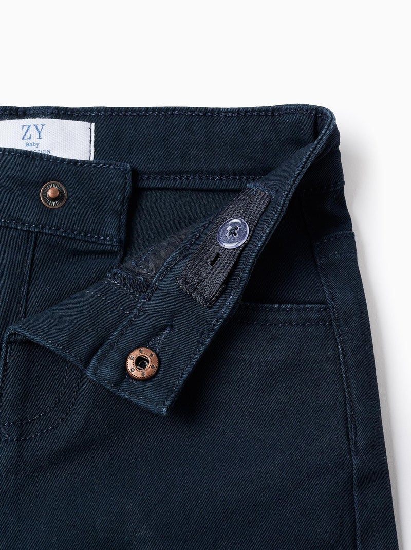 Pantaloni saffiano Blu scuro - Kiabi