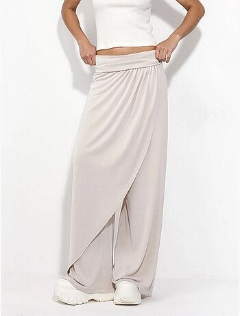 Pantaloni salwar a gamba ampia busem