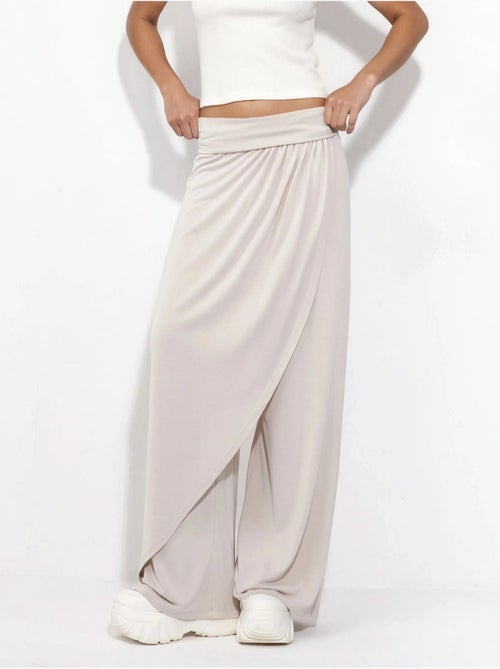 Pantaloni salwar a gamba ampia busem - Kiabi Pantaloni salwar a gamba ampia busem - Kiabi