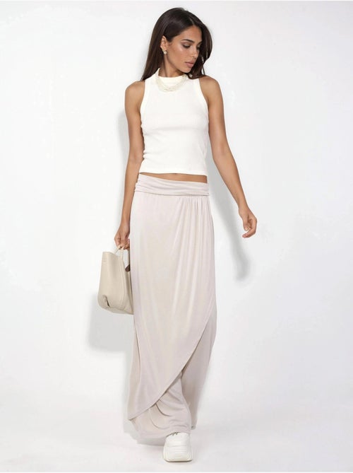 Pantaloni salwar a gamba ampia busem - Kiabi Pantaloni salwar a gamba ampia busem - Kiabi