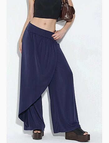 Pantaloni salwar a gamba ampia busem