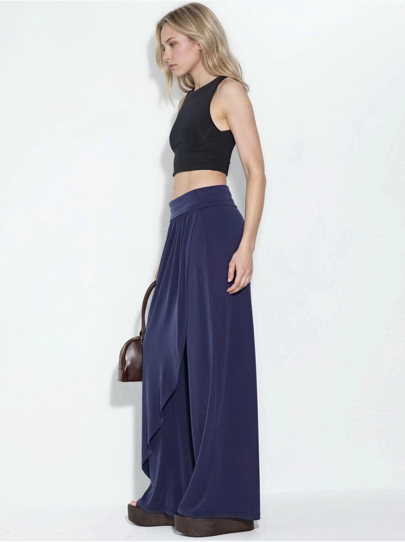 Pantaloni salwar a gamba ampia busem Blu marino - Kiabi