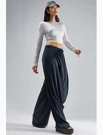 Pantaloni salwar a gamba ampia busem