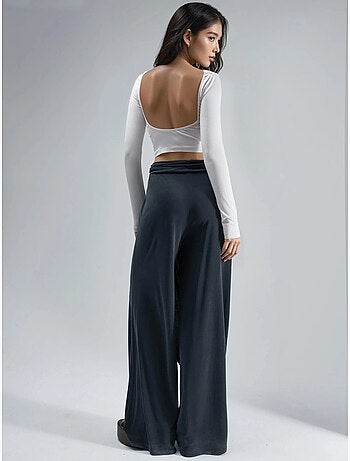 Pantaloni salwar a gamba ampia busem