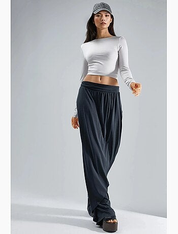 Pantaloni salwar a gamba ampia busem