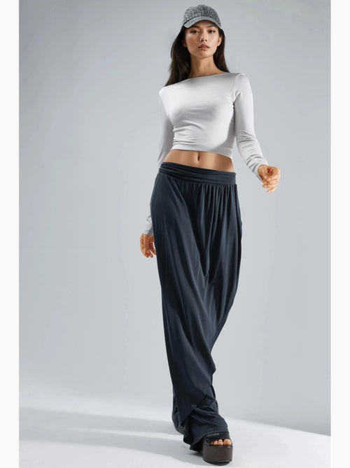 Pantaloni salwar a gamba ampia busem - Kiabi Pantaloni salwar a gamba ampia busem - Kiabi