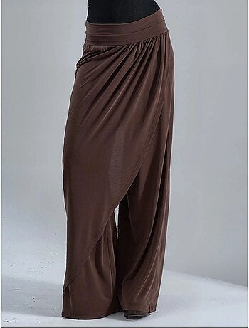 Pantaloni salwar a gamba ampia busem