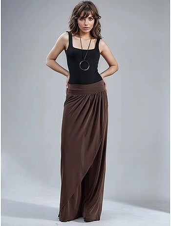 Pantaloni salwar a gamba ampia busem