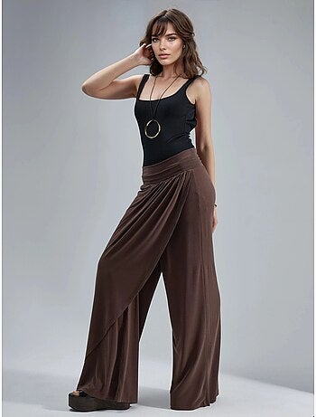 Pantaloni salwar a gamba ampia busem