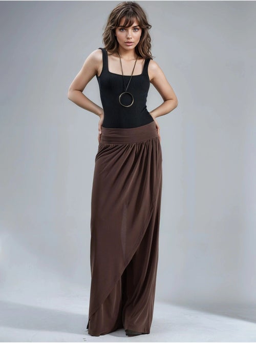 Pantaloni salwar a gamba ampia busem - Kiabi Pantaloni salwar a gamba ampia busem - Kiabi