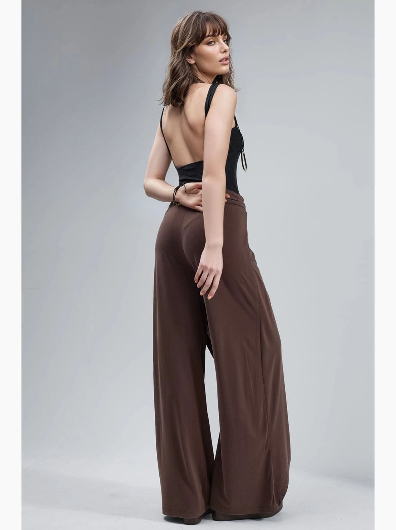 Pantaloni salwar a gamba ampia busem Marrone chiaro - Kiabi