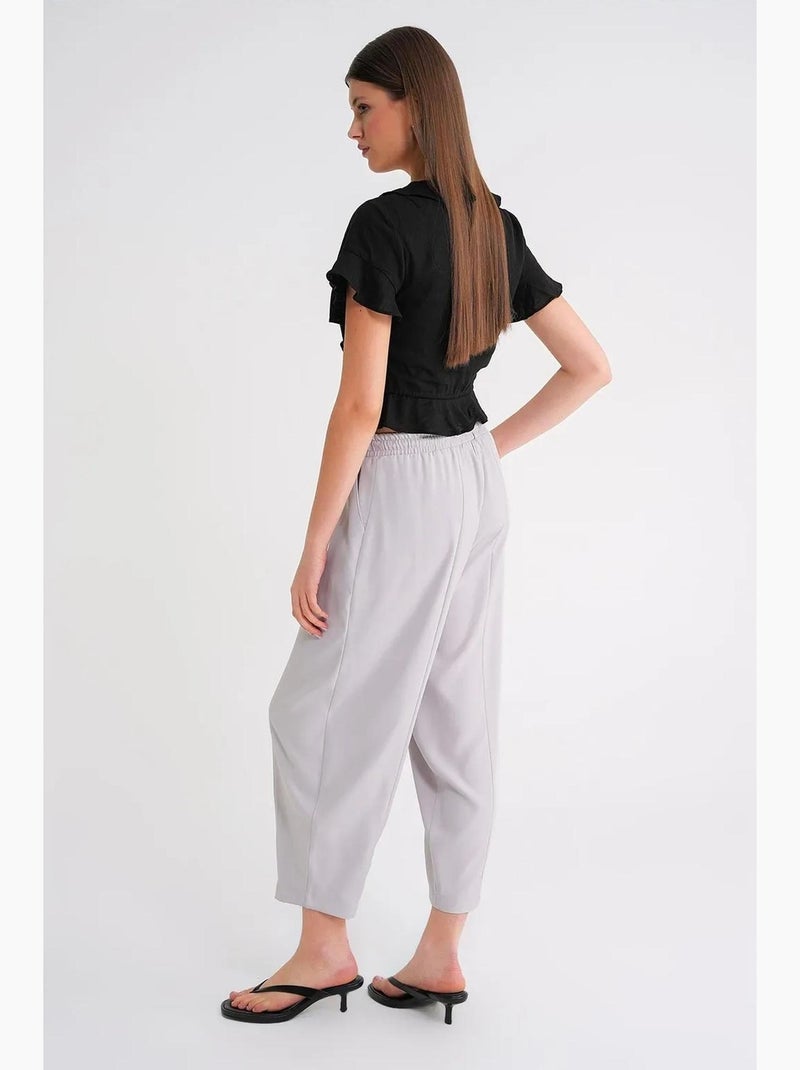 Pantaloni salwar fit con coulisse mixray Bianco sporco - Kiabi