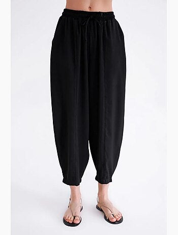 Pantaloni salwar fit con coulisse mixray