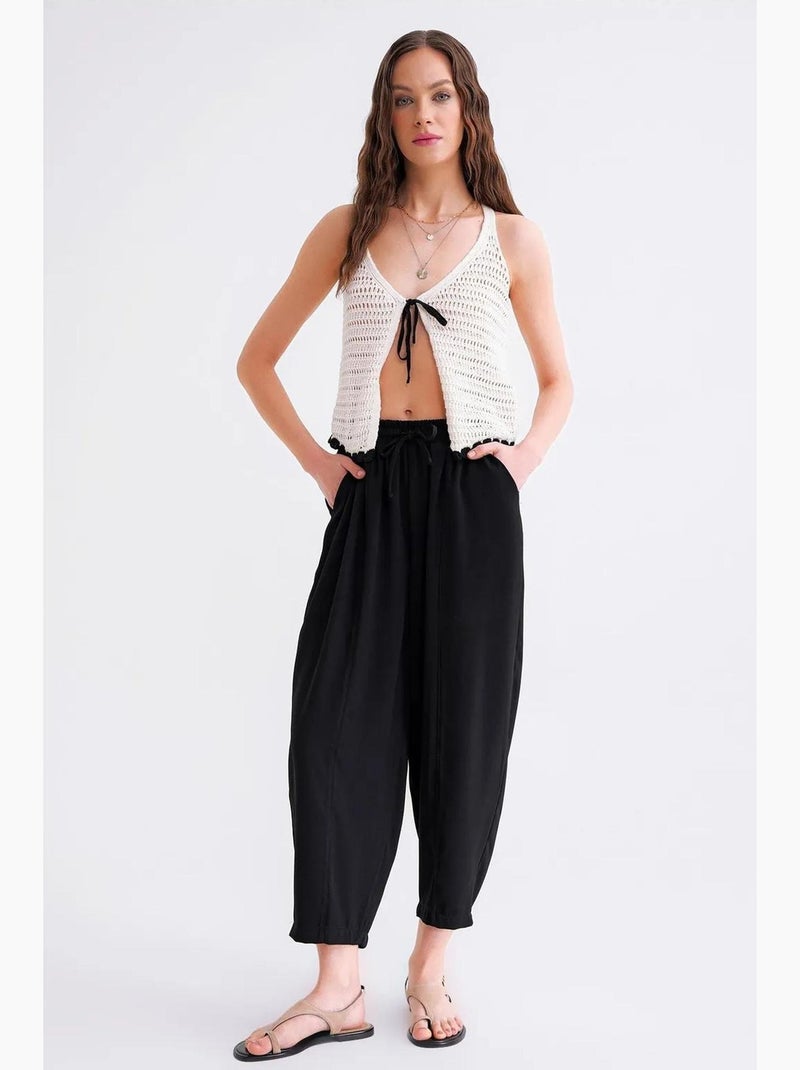 Pantaloni salwar fit con coulisse mixray Nero - Kiabi