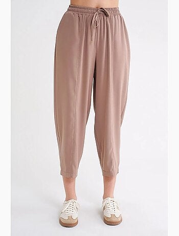 Pantaloni salwar fit con coulisse mixray