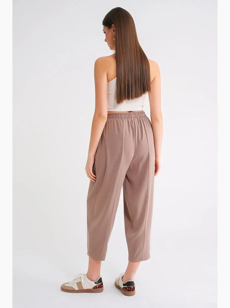 Pantaloni salwar fit con coulisse mixray Tortora - Kiabi