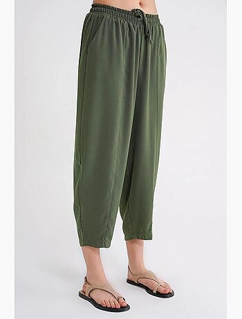 Pantaloni salwar fit con coulisse mixray