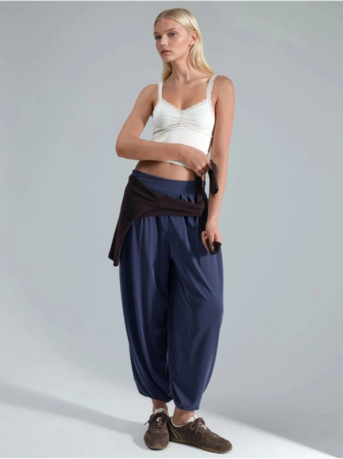 Pantaloni salwar plissettati busem - Kiabi Pantaloni salwar plissettati busem - Kiabi