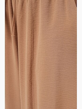 Pantaloni salwar testurizzati con vita con coulisse bdart