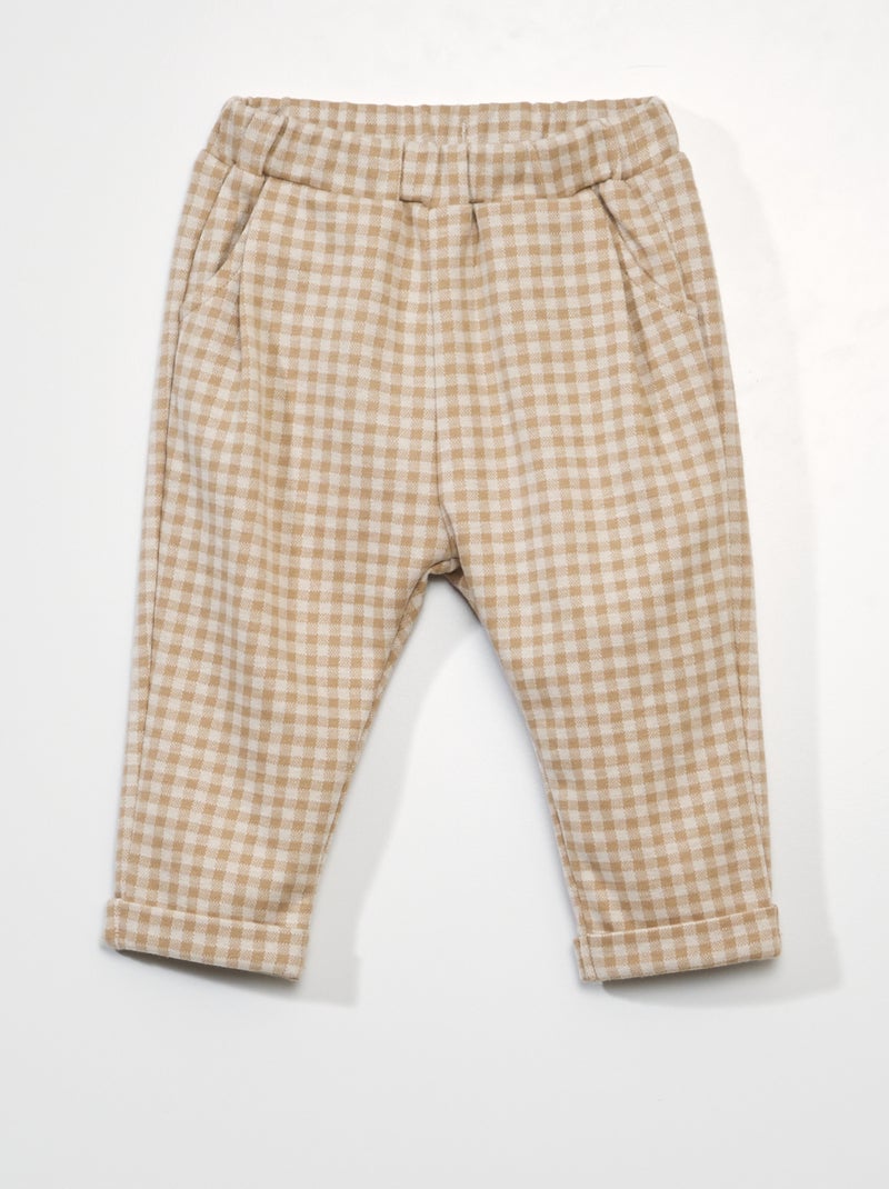 Pantaloni sarouel MARRONE - Kiabi