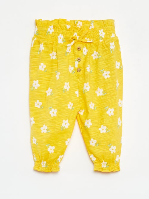 Pantaloni sarouel mélange con stampa - Kiabi