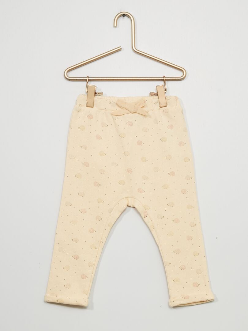 Pantaloni sarouel stampati eco-sostenibili BIANCO - Kiabi