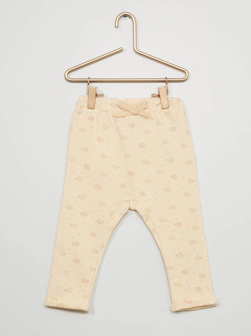Pantaloni sarouel stampati eco-sostenibili BIANCO - Kiabi