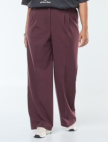 Pantaloni sartoriali a vita alta e taglio ampio / wide leg