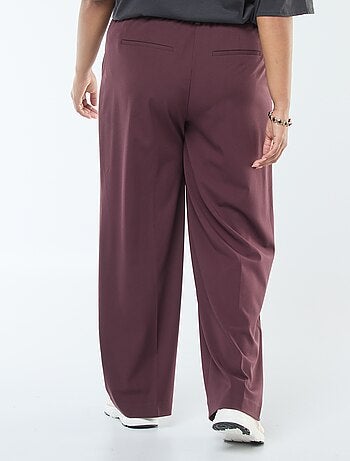 Pantaloni sartoriali a vita alta e taglio ampio / wide leg