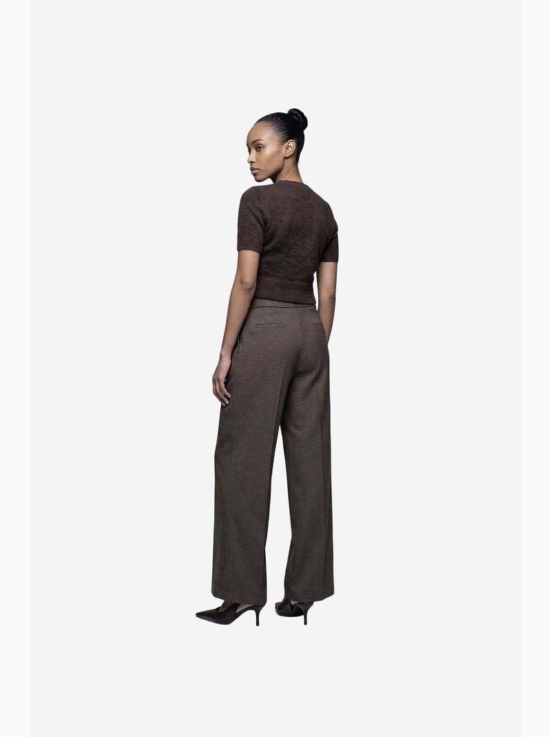 Pantaloni sartoriali da donna dilvin Marrone - Kiabi