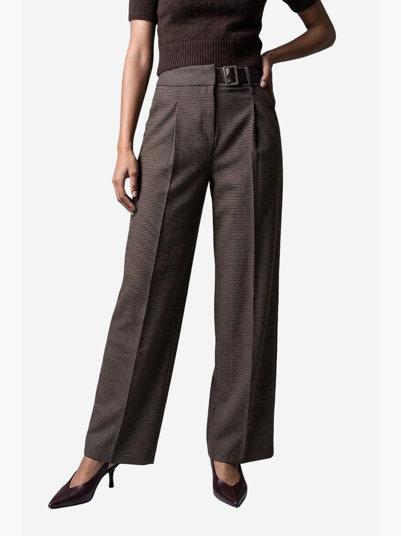 Pantaloni sartoriali da donna dilvin Marrone - Kiabi